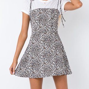 PRINCESS POLLY CLIFF LEOPARD MINI DRESS